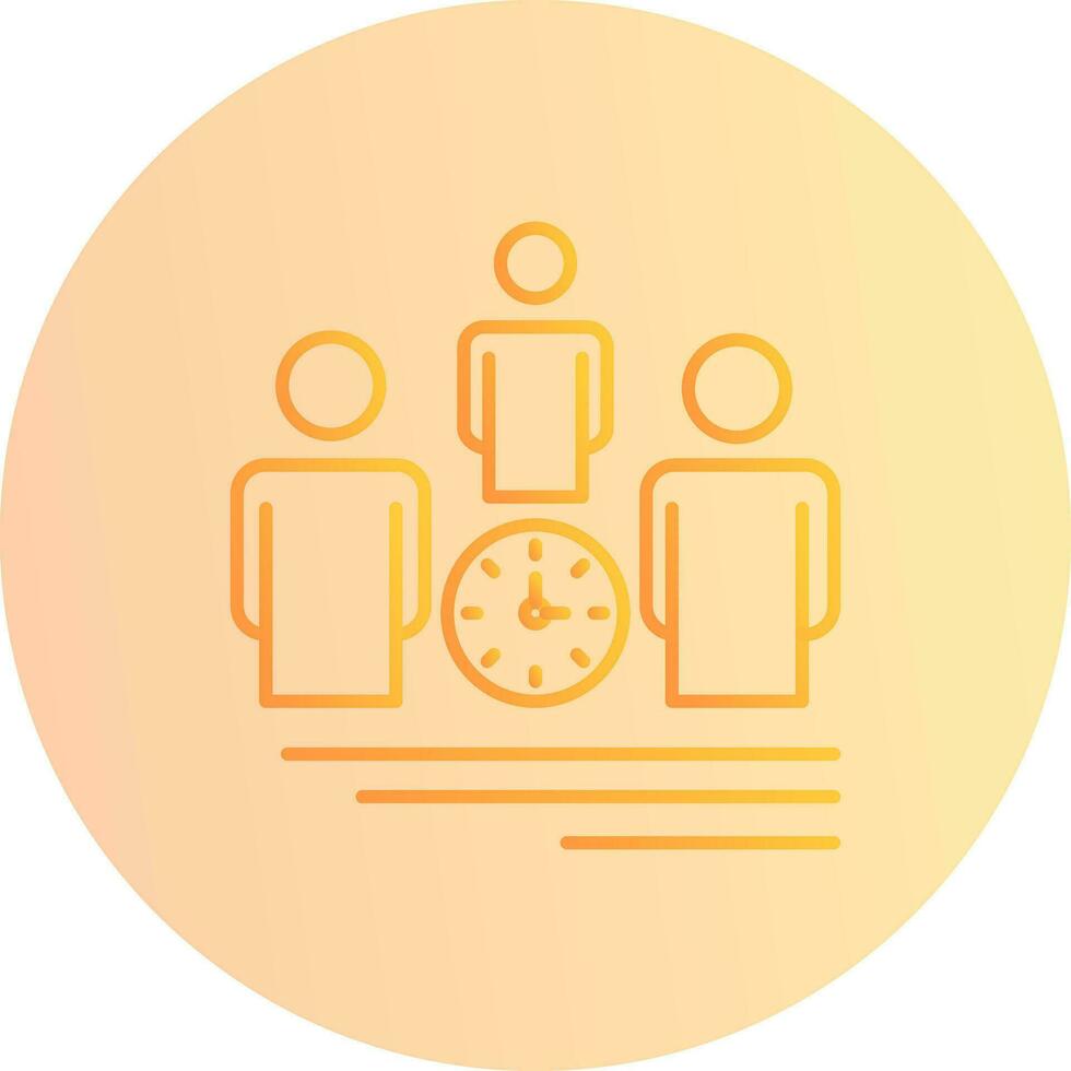 Team Management Vector Icon