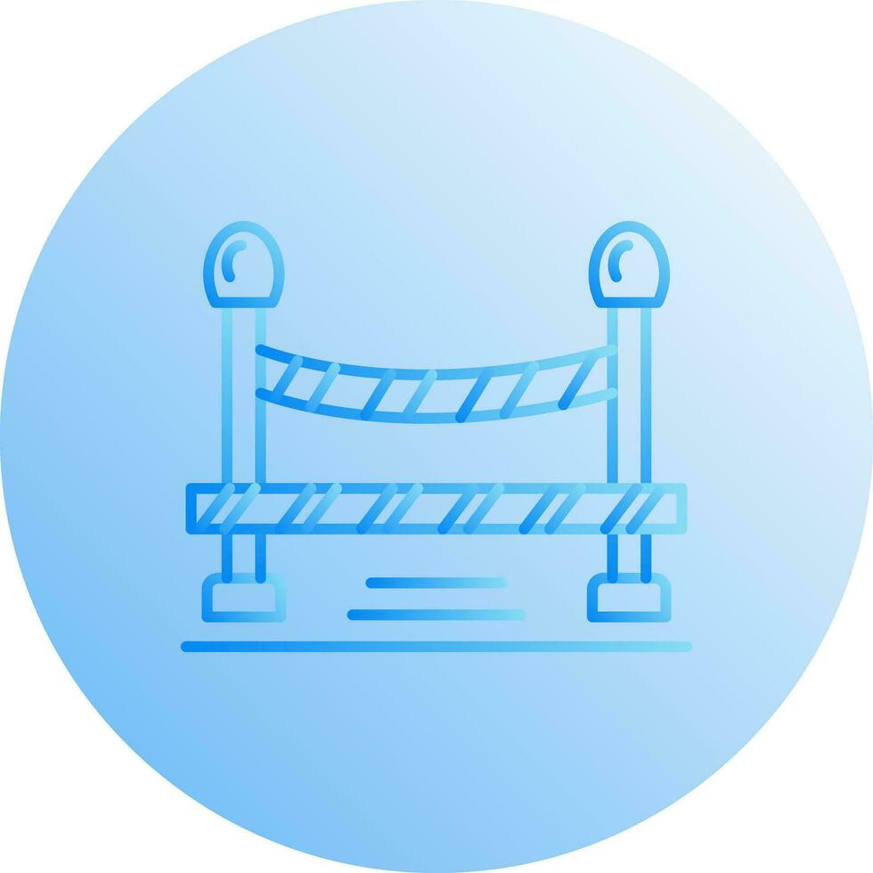 Do Not Cross Line Vector Icon