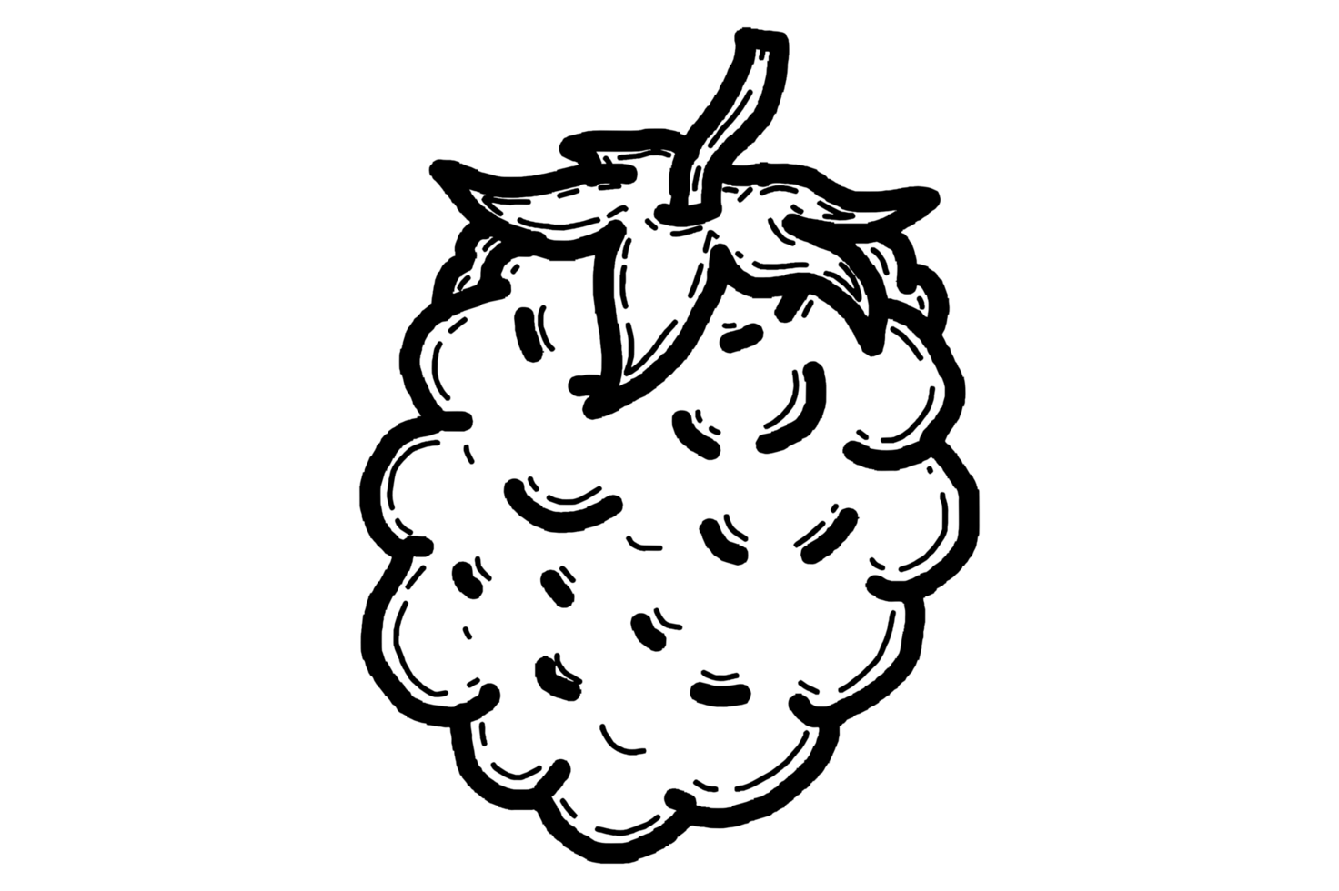 Coloring Fruit Illustration - Red Berry png