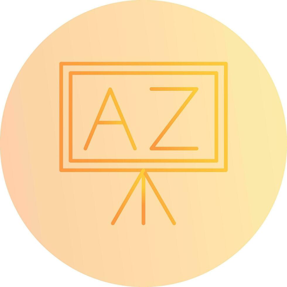 From A To Z Vector Icon