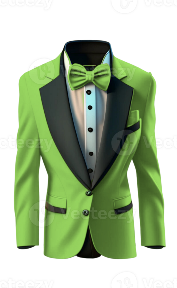 Tuxedo Jacket in Color AI Generated with Custom Edits png