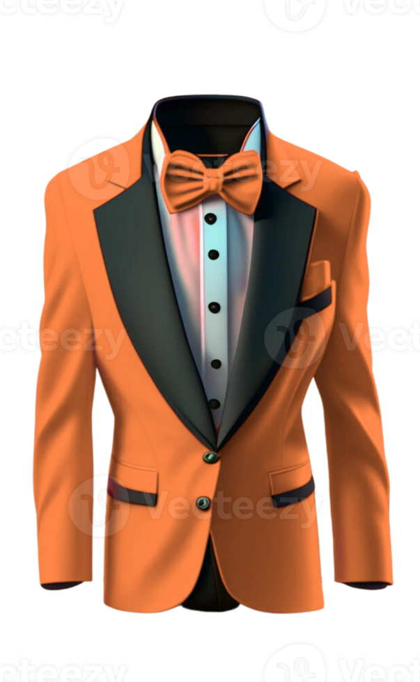 Tuxedo Jacket in Color AI Generated with Custom Edits png