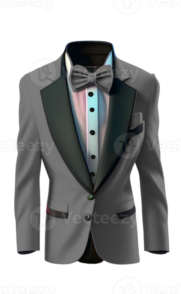 Tuxedo Jacket in Color AI Generated with Custom Edits png