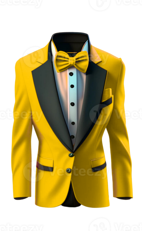 Tuxedo Jacket in Color AI Generated with Custom Edits png