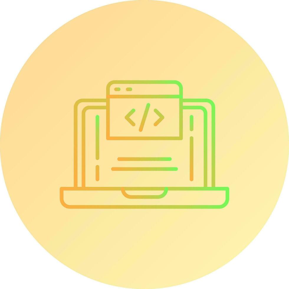 icono de vector de codificación
