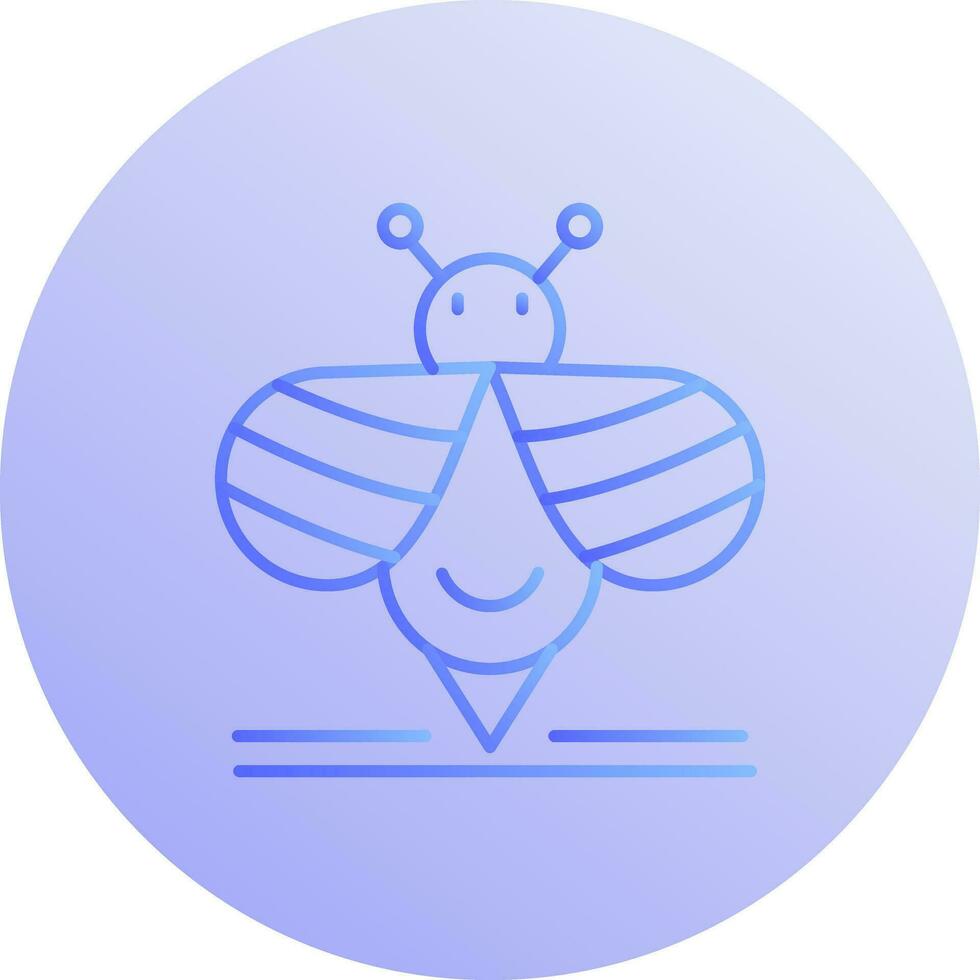 icono de vector de abeja