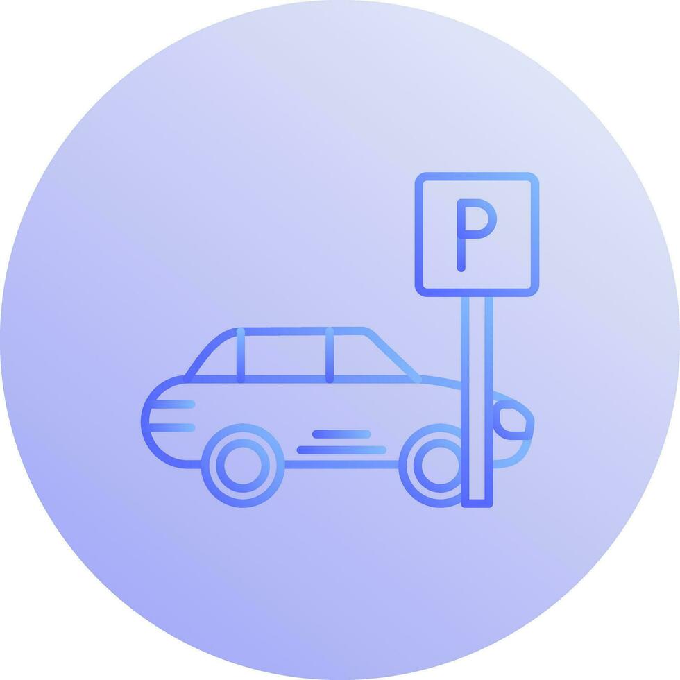 icono de vector de estacionamiento