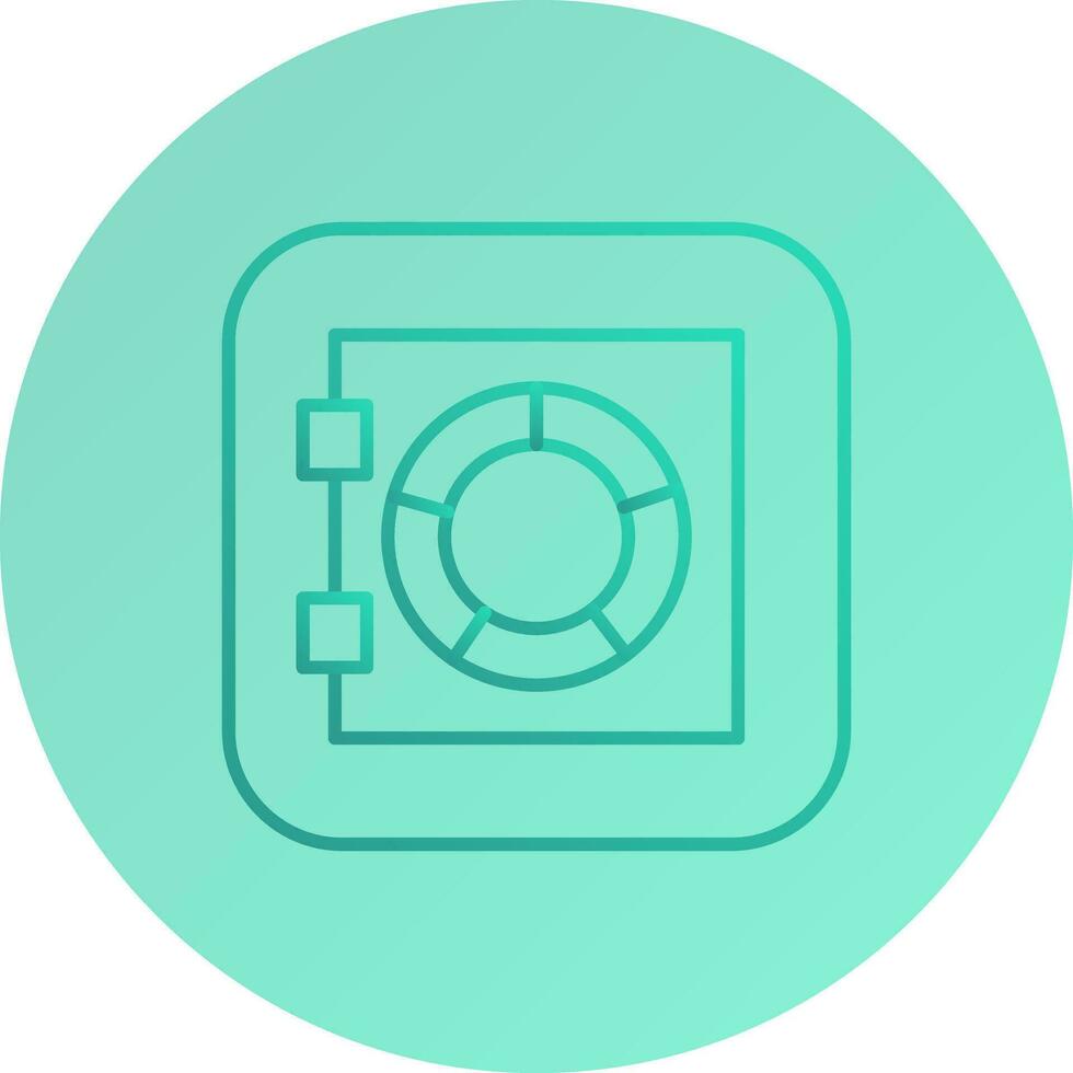 Safe Box Vector Icon