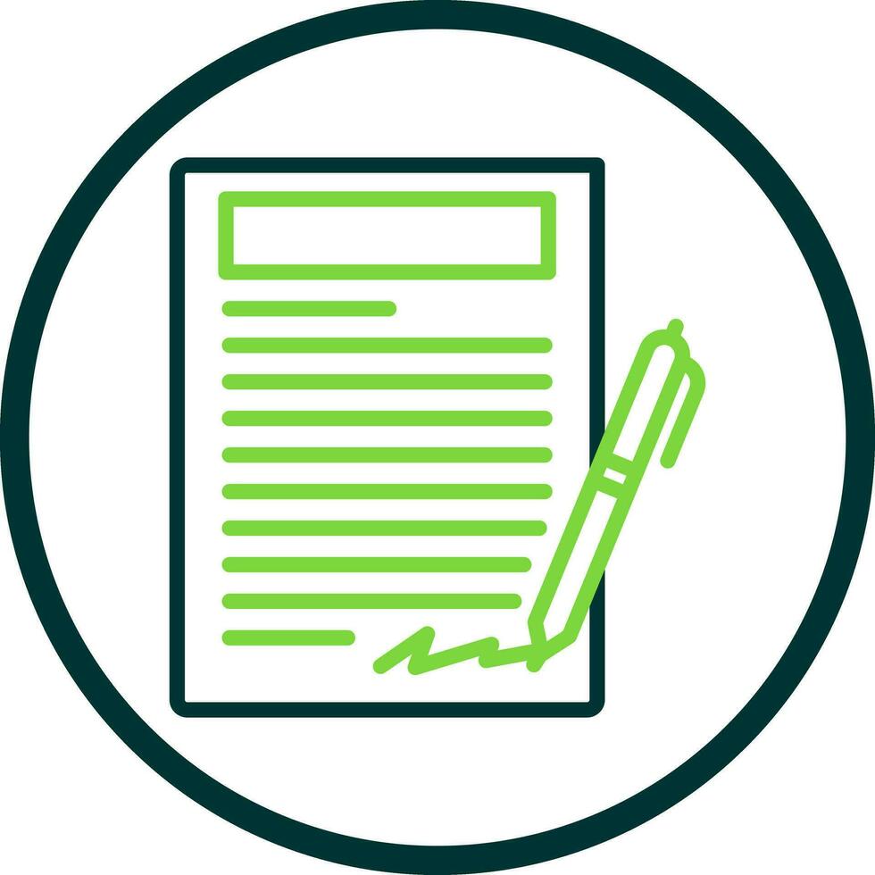 Agreement Vector Icon Design