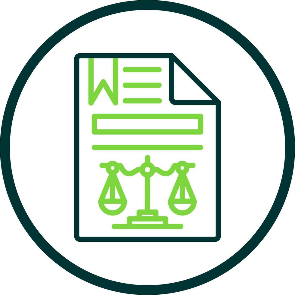 Legal document Vector Icon Design