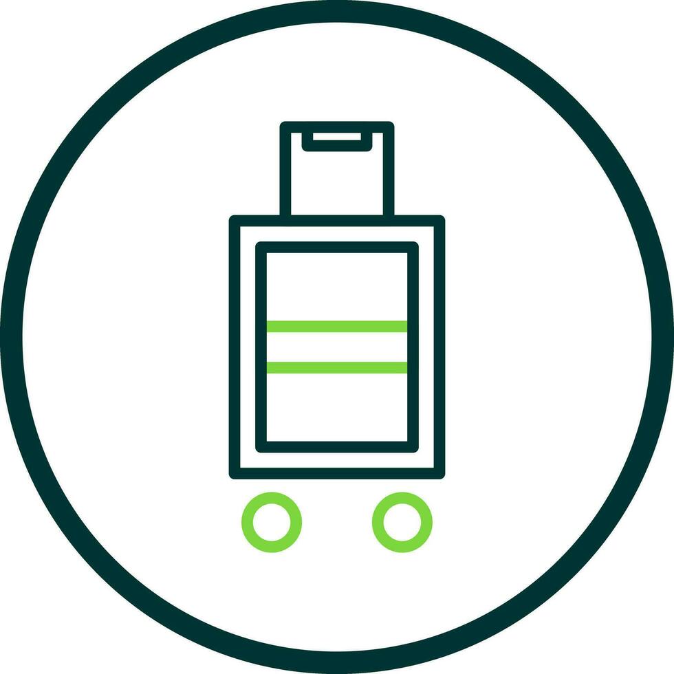 Luggage Vector Icon Design
