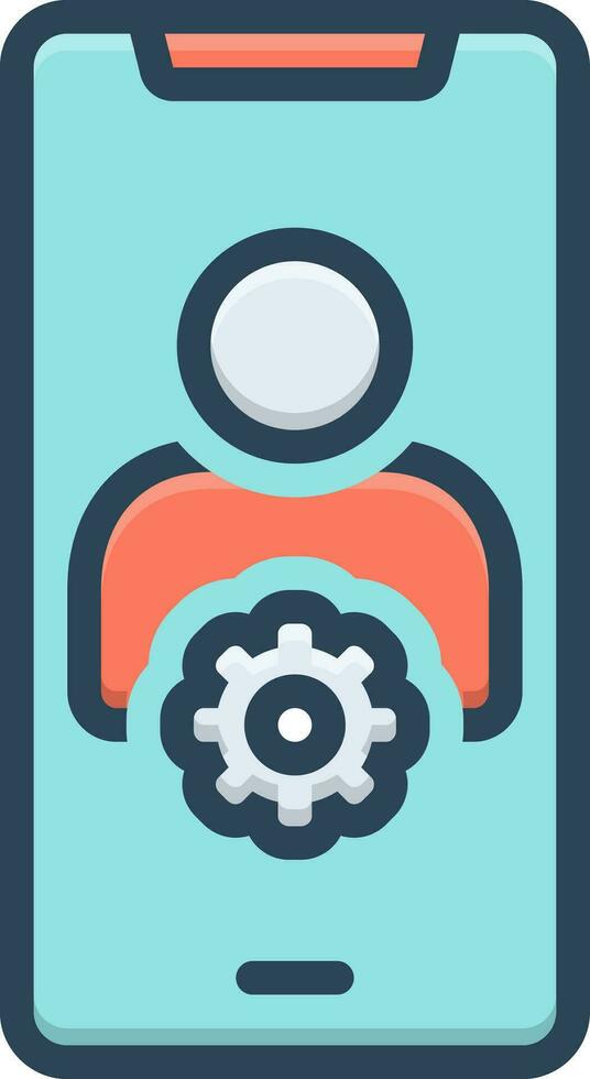 color icon for app vector