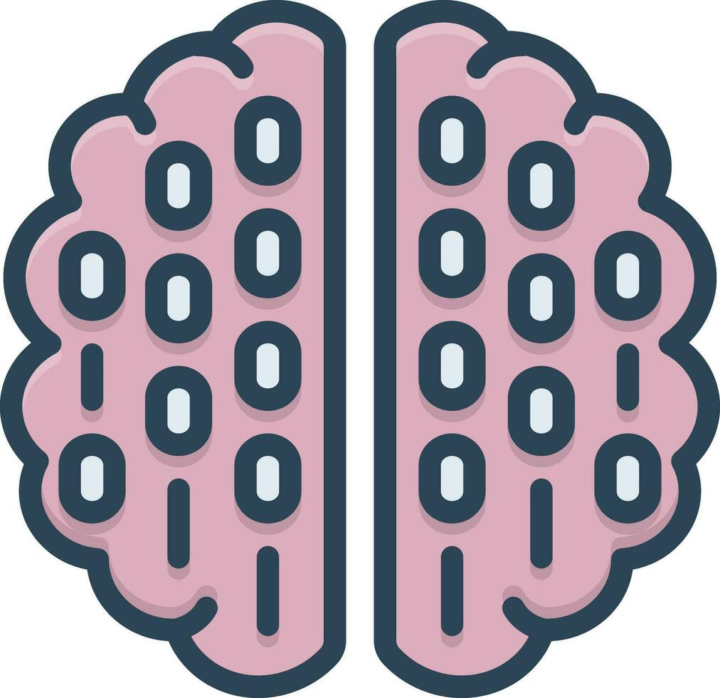 color icon for processor vector