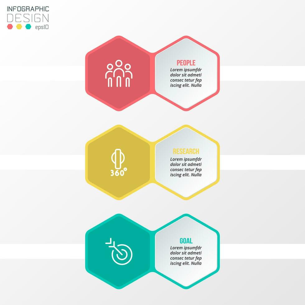Infographic template business concept with workflow. vector