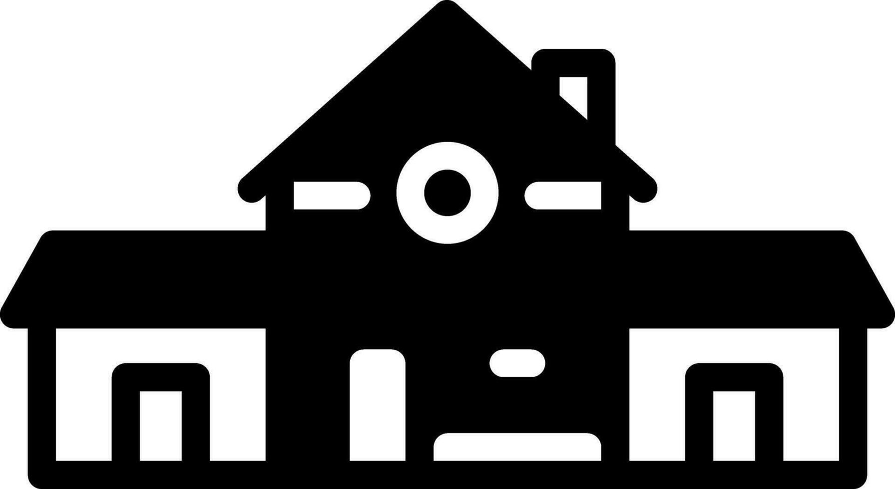 solid icon for prefabricated vector