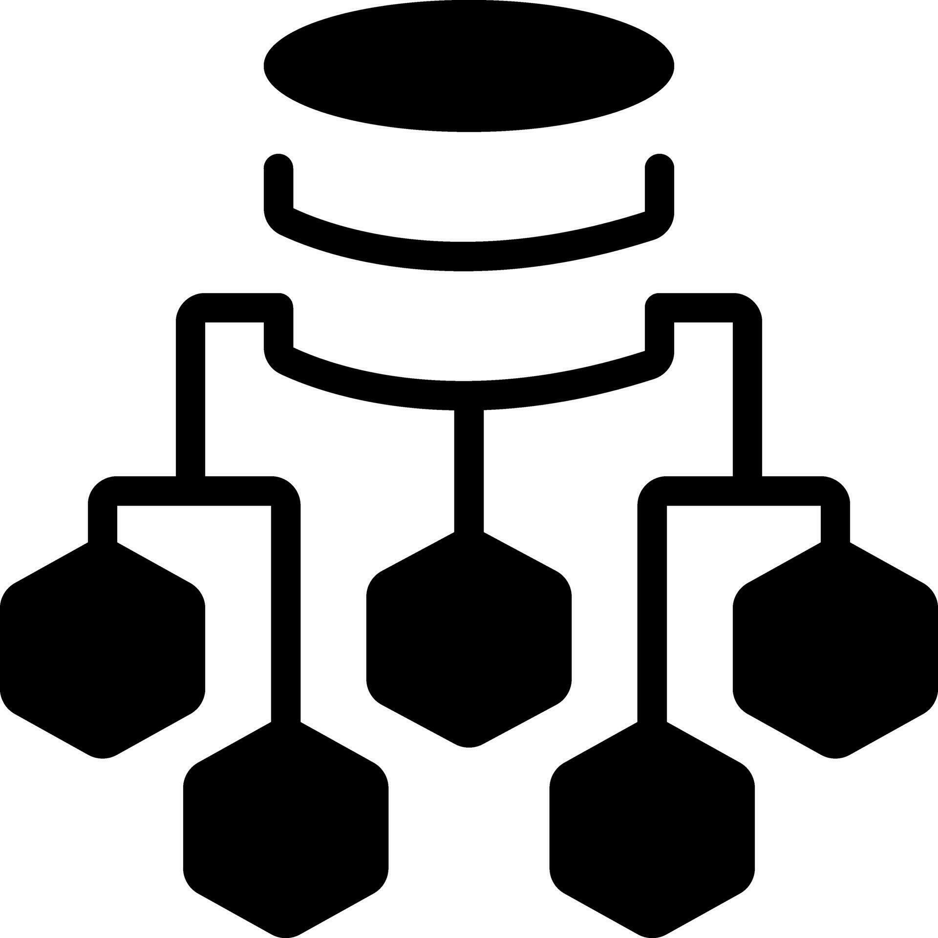 solid icon for data flow chart 25036153 Vector Art at Vecteezy