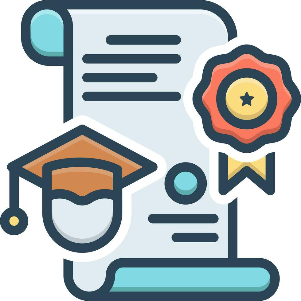 Color Icon For Qualifications 25036503 Vector Art At Vecteezy necia-collotzi-uaea-middle-school-art-teacher-of-the-year-vernal