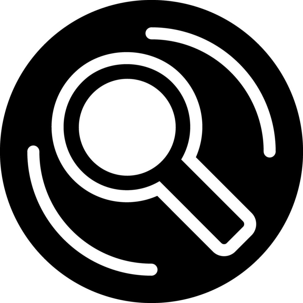 solid icon for magnifier 25036902 Vector Art at Vecteezy