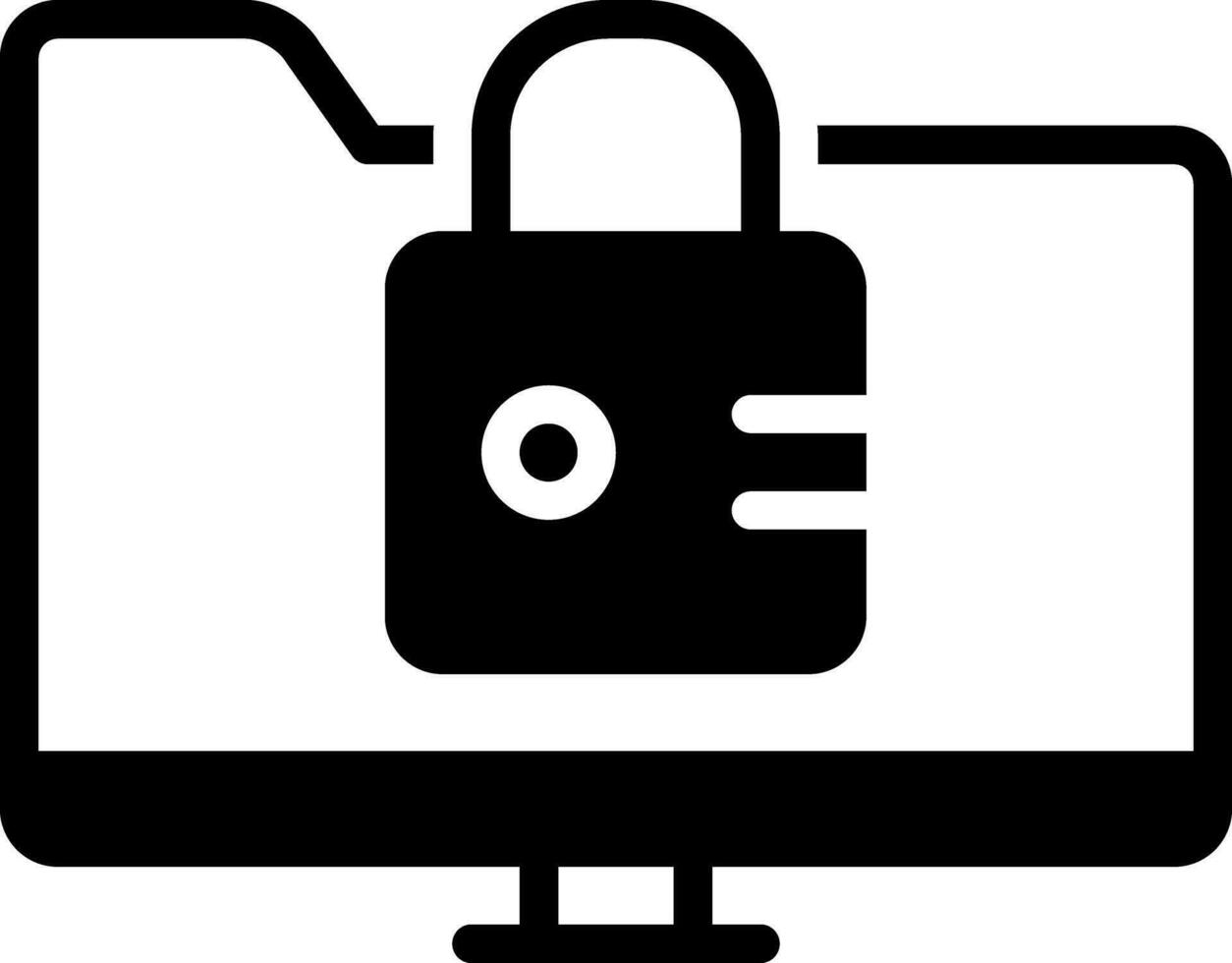 solid icon for privatization vector