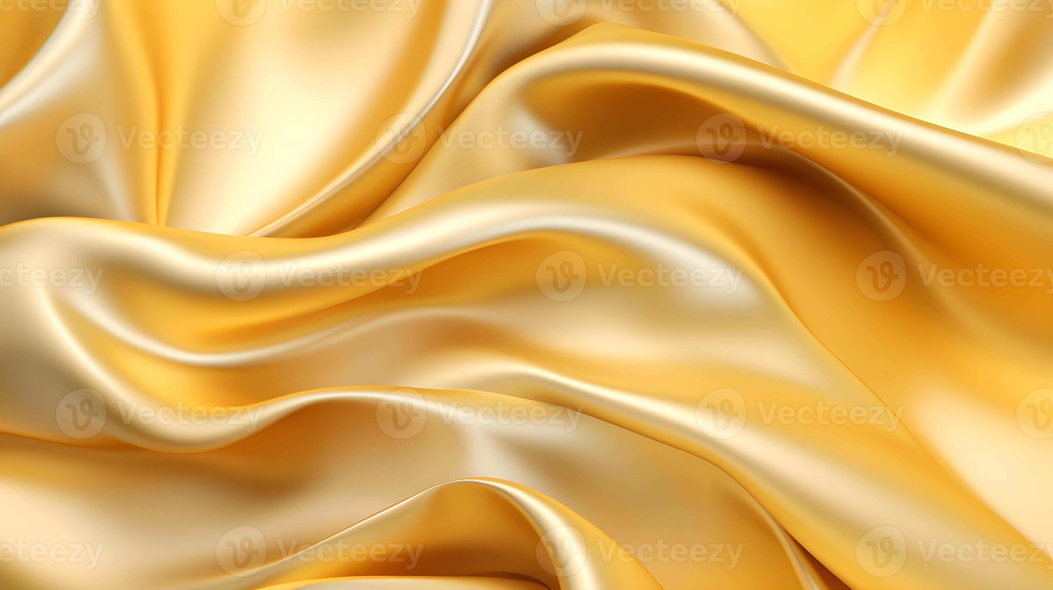 Gold Shiny Luxury Draping Satin Fabric background. AI Generate 25037219  Stock Photo at Vecteezy