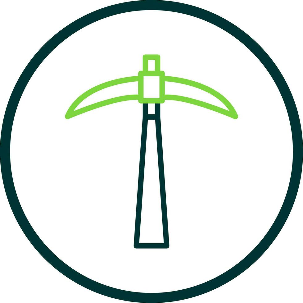 Pickaxe Vector Icon Design