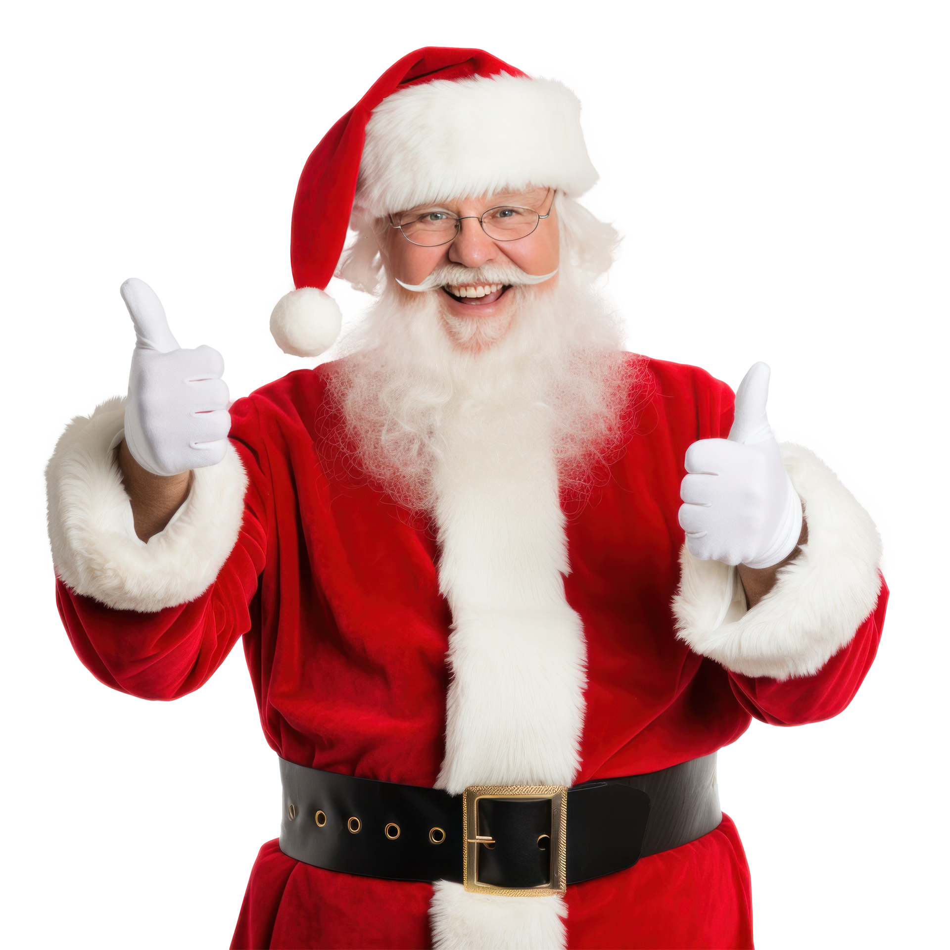 Santa Claus making a gesture isolated. Illustration AI Generative 25037408  PNG