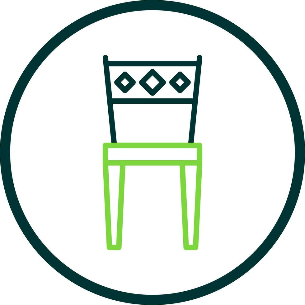 diseño de icono de vector de silla