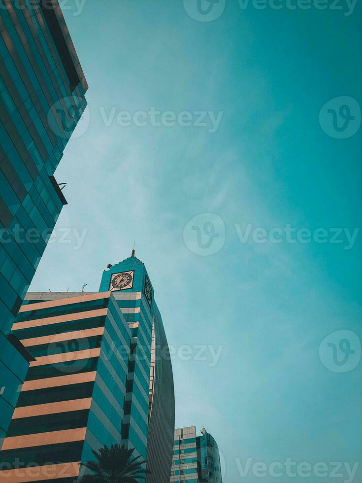 Contemporary Architecture Office Building Cityscape Personal Perspective Concept photo