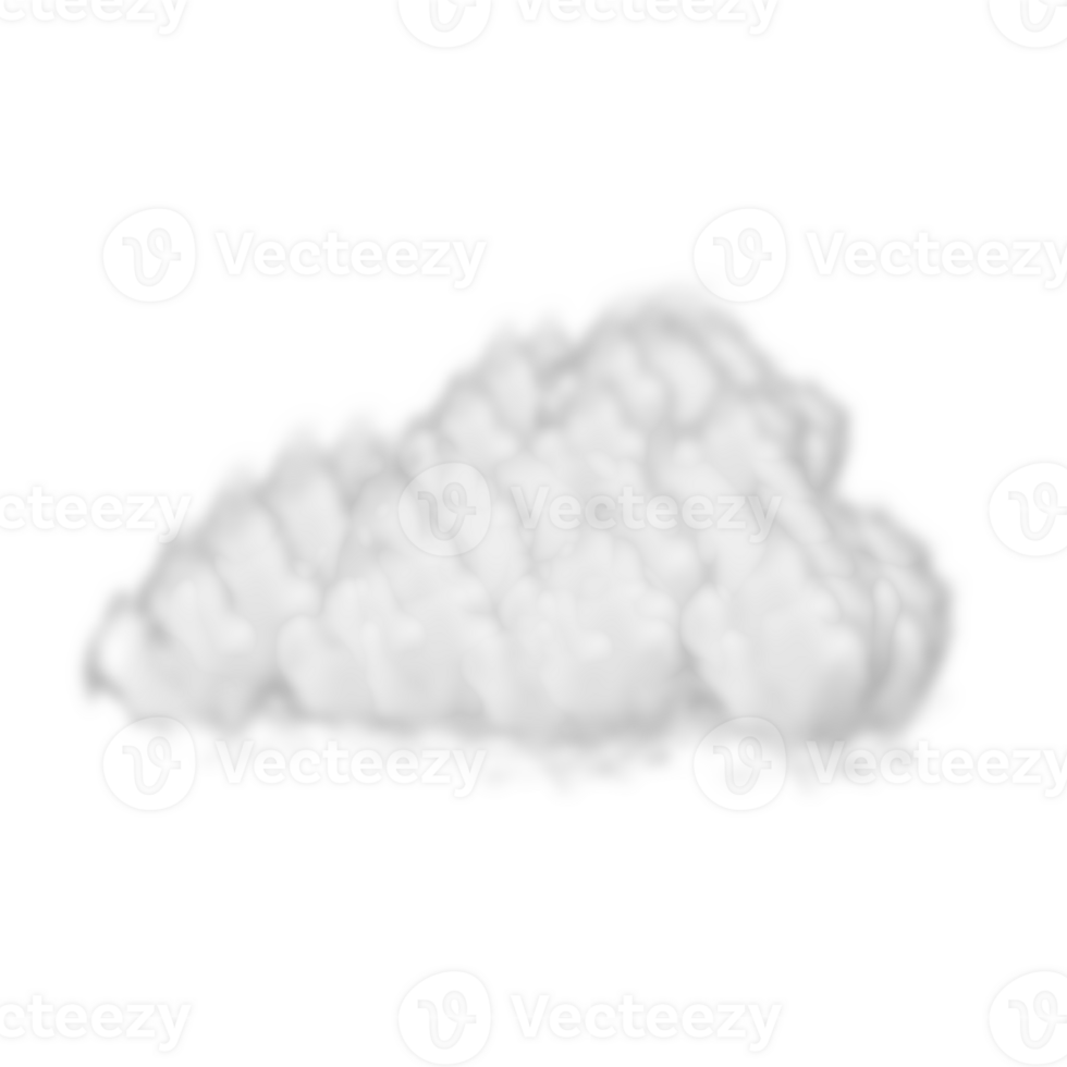 fluffy cloud isolated png