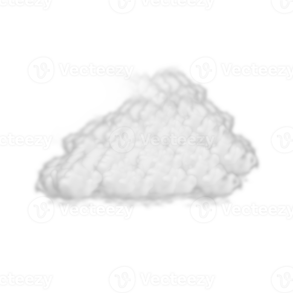 fluffy cloud isolated png