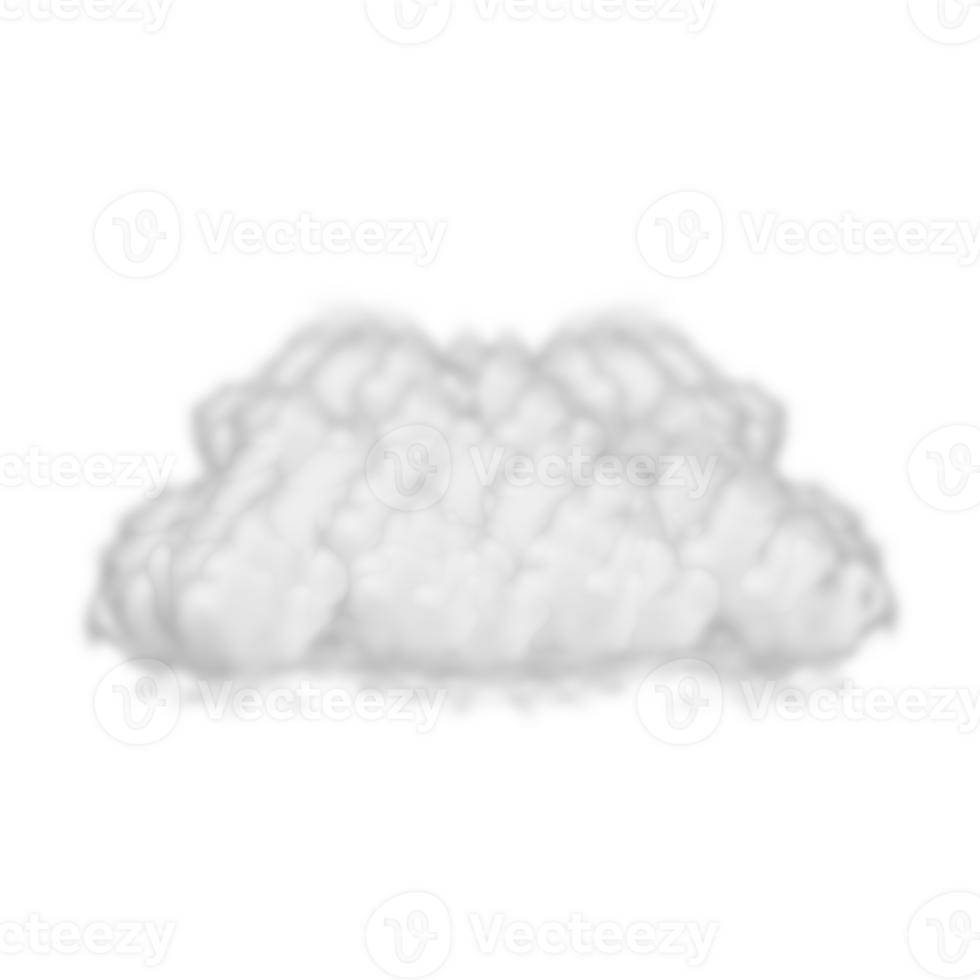 fluffy cloud isolated png