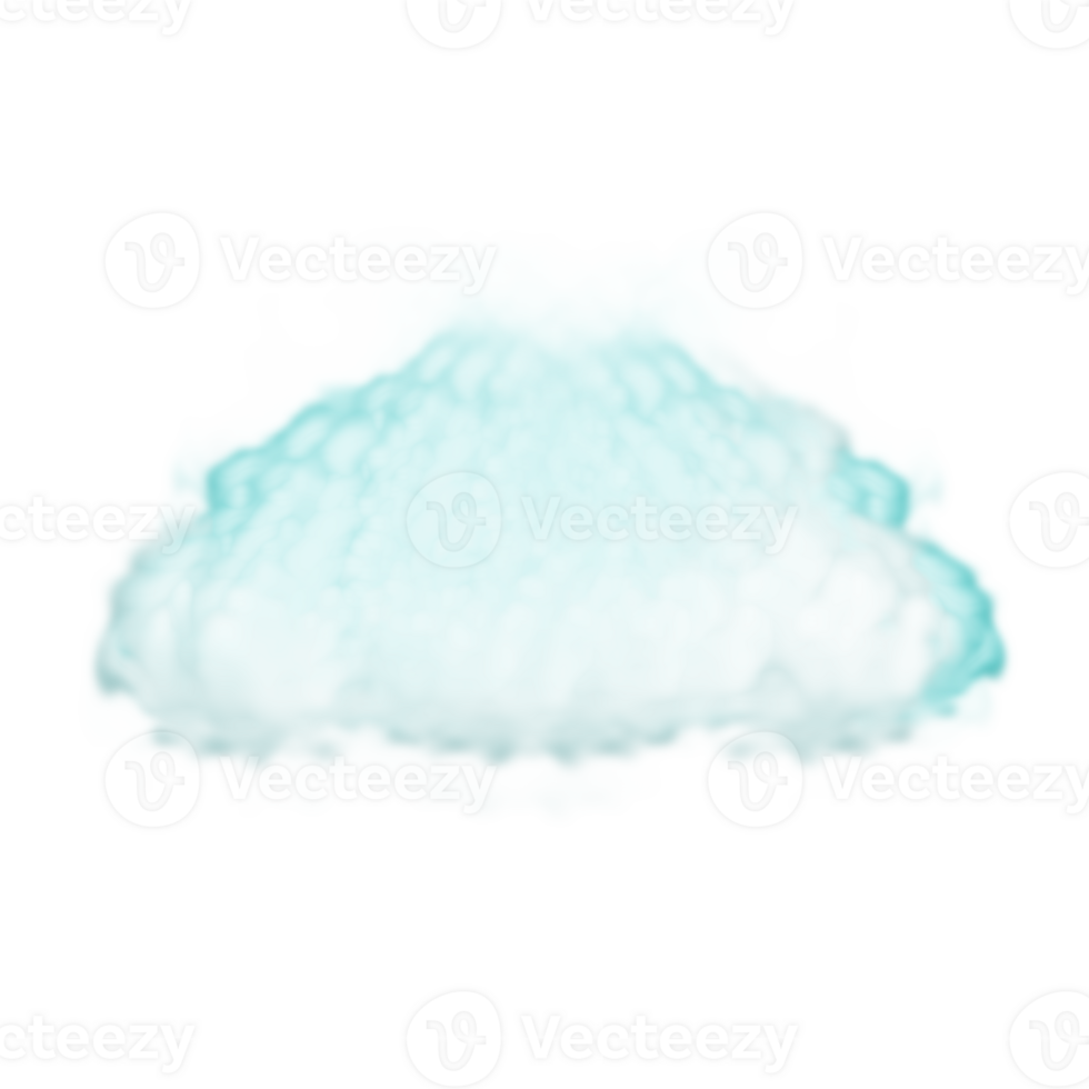 blue cloud isolated png