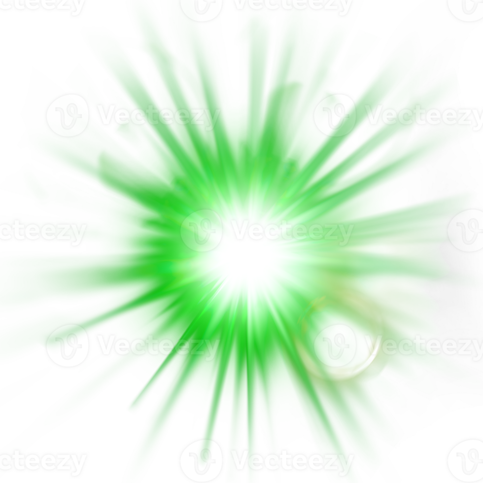 glow green light effect png