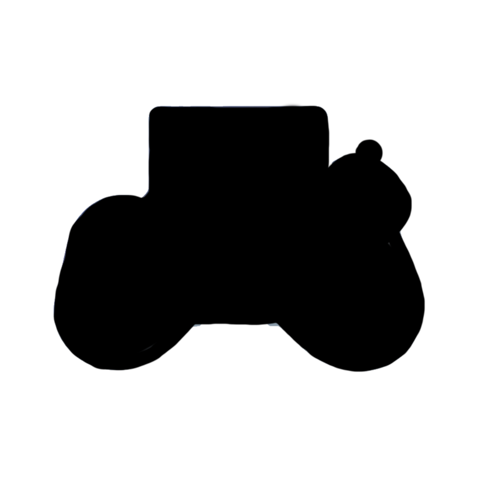 Isolated Wireless game controller illustration, Gamepad illustration, Gaming controller clipart, Wireless gaming device, Gaming accessory illustration, Gaming controller silhouette png