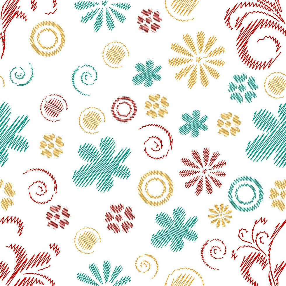 Floral pattern abstract background. vector