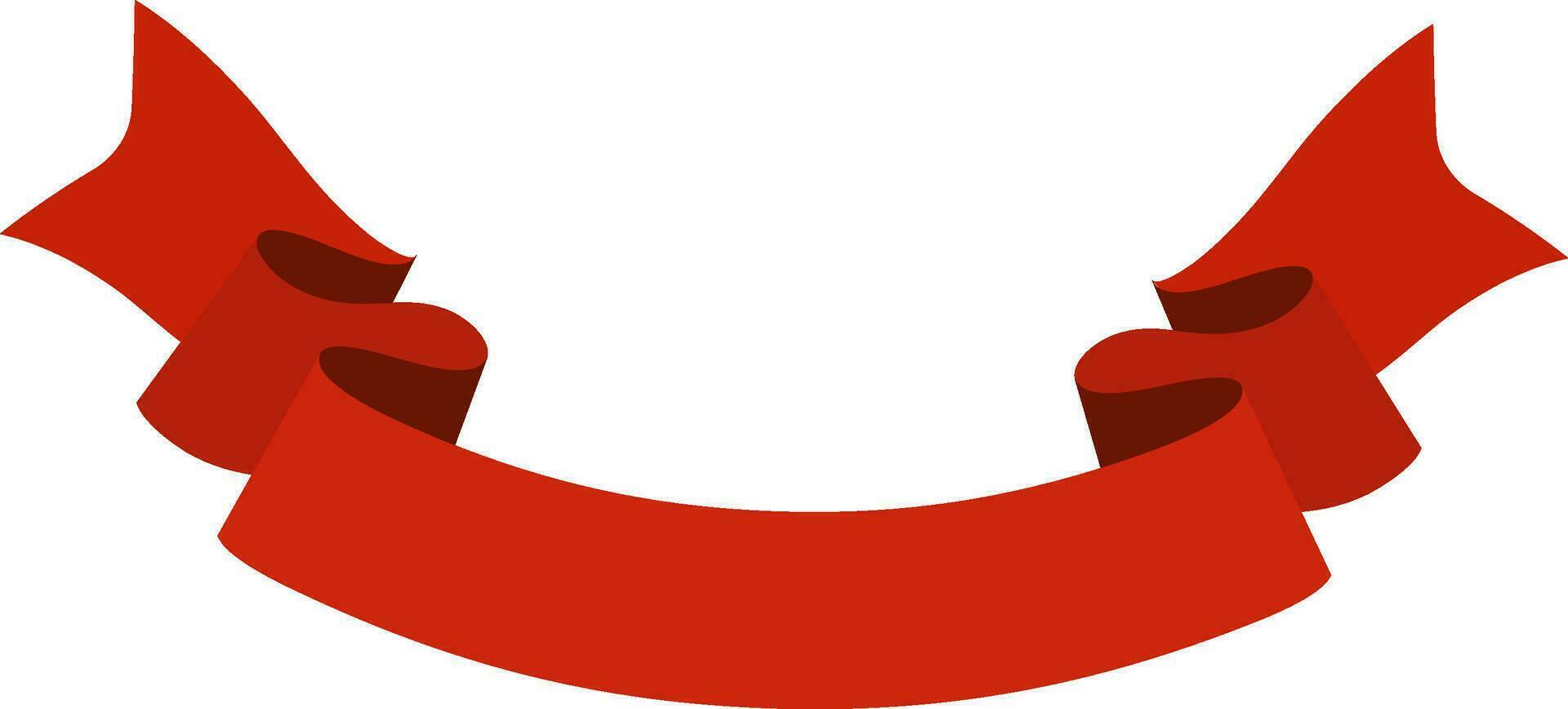 Creative decorative ribbon design. vector