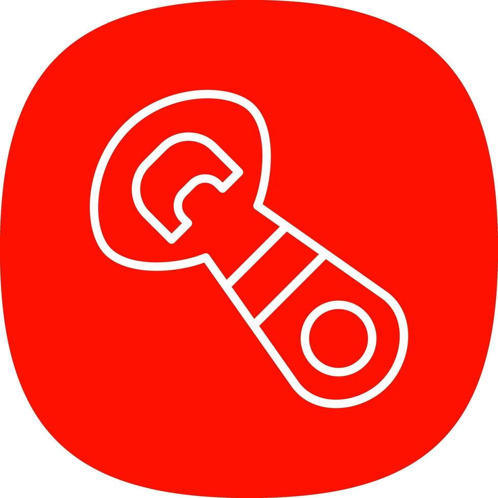 Bottle opener Vector Icon Design