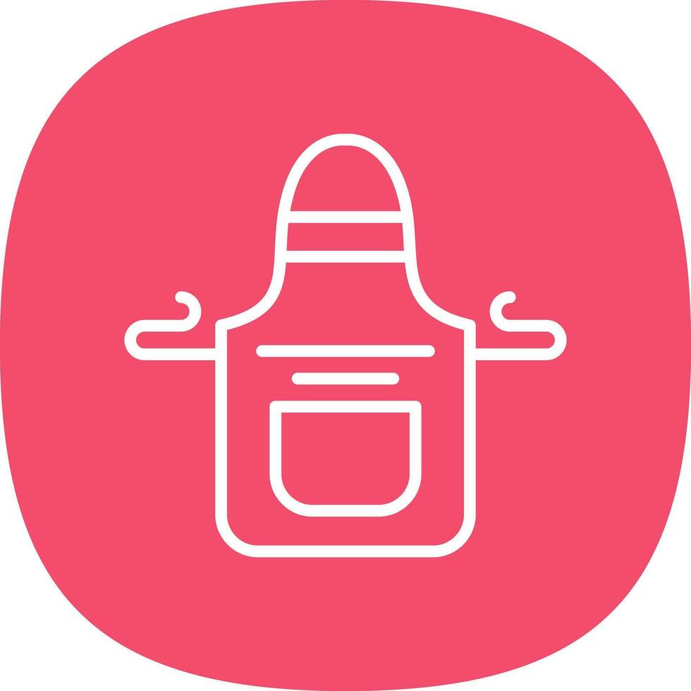 Apron Vector Icon Design