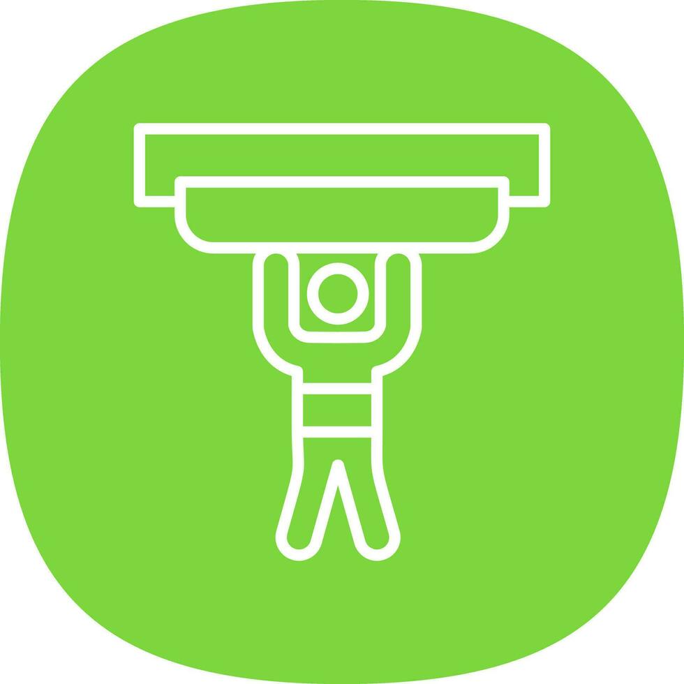 Hanging man Vector Icon Design