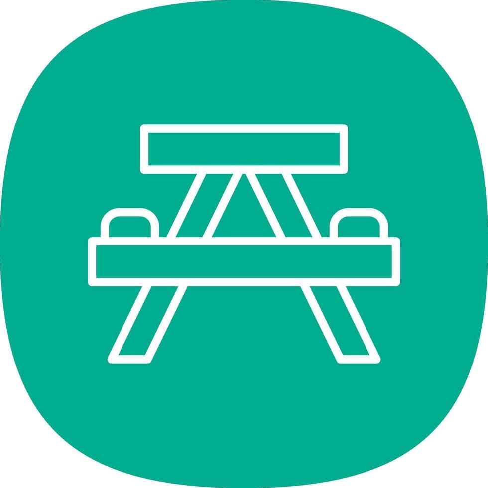 Bench Vector Icon Design