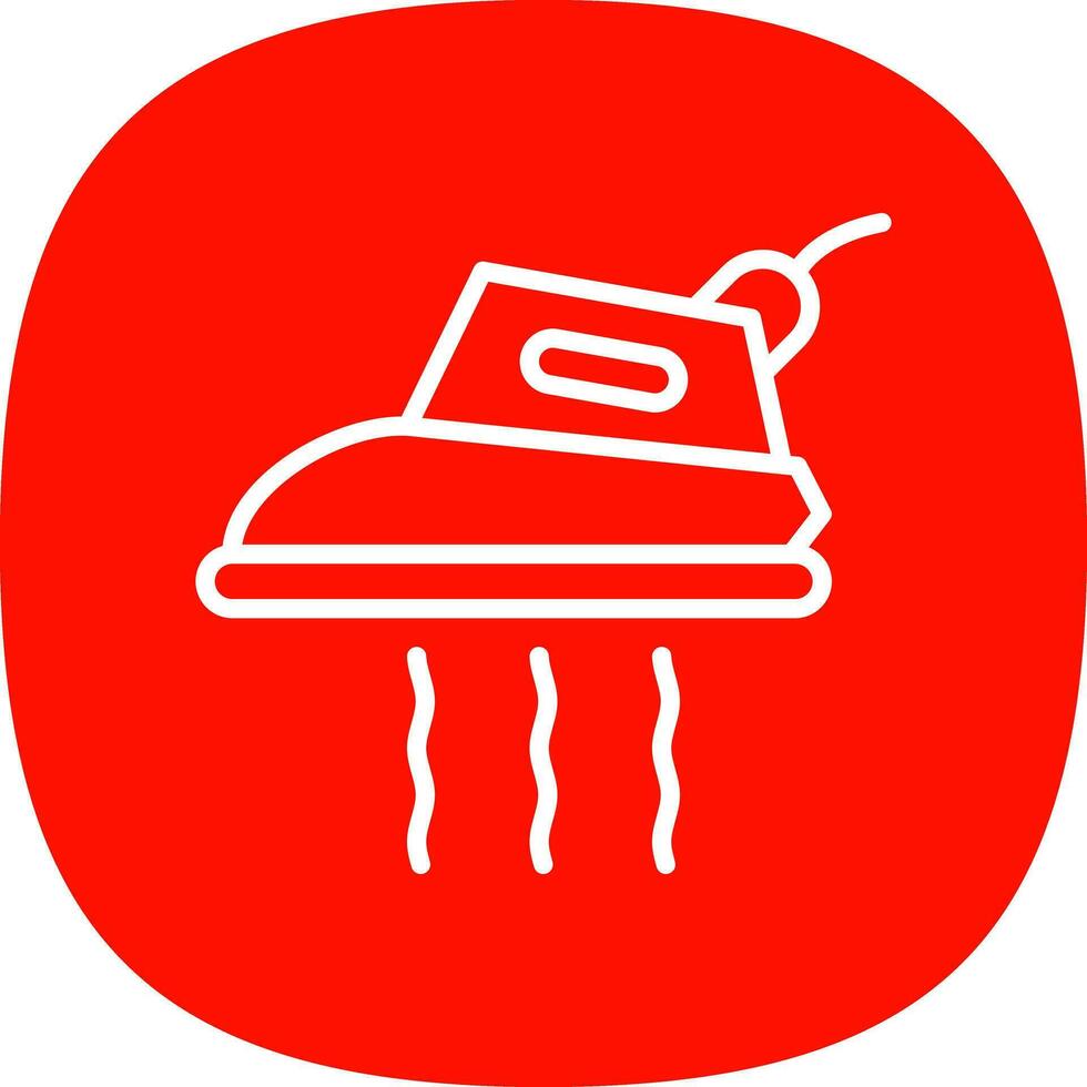 Hot iron Vector Icon Design