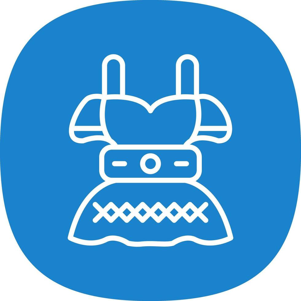 Dirndl Vector Icon Design
