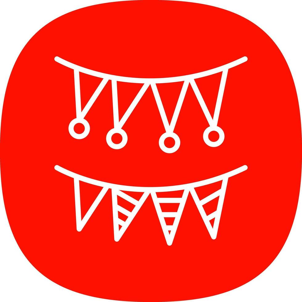 Garlands Vector Icon Design