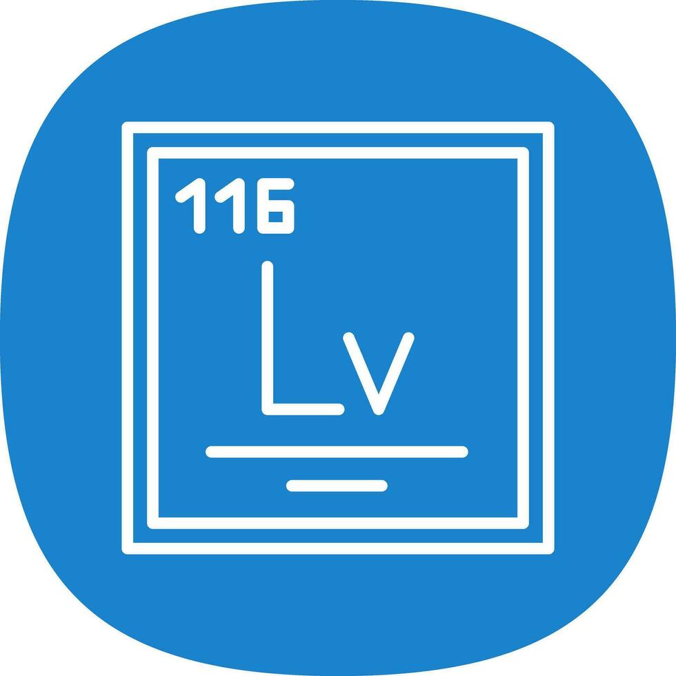 livermorium vector icono diseño