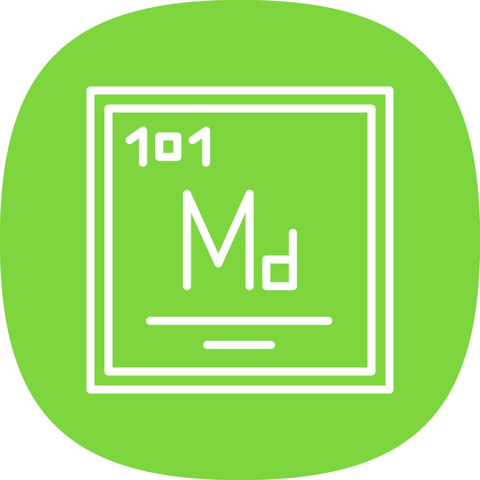 Mendelevium Vector Icon Design