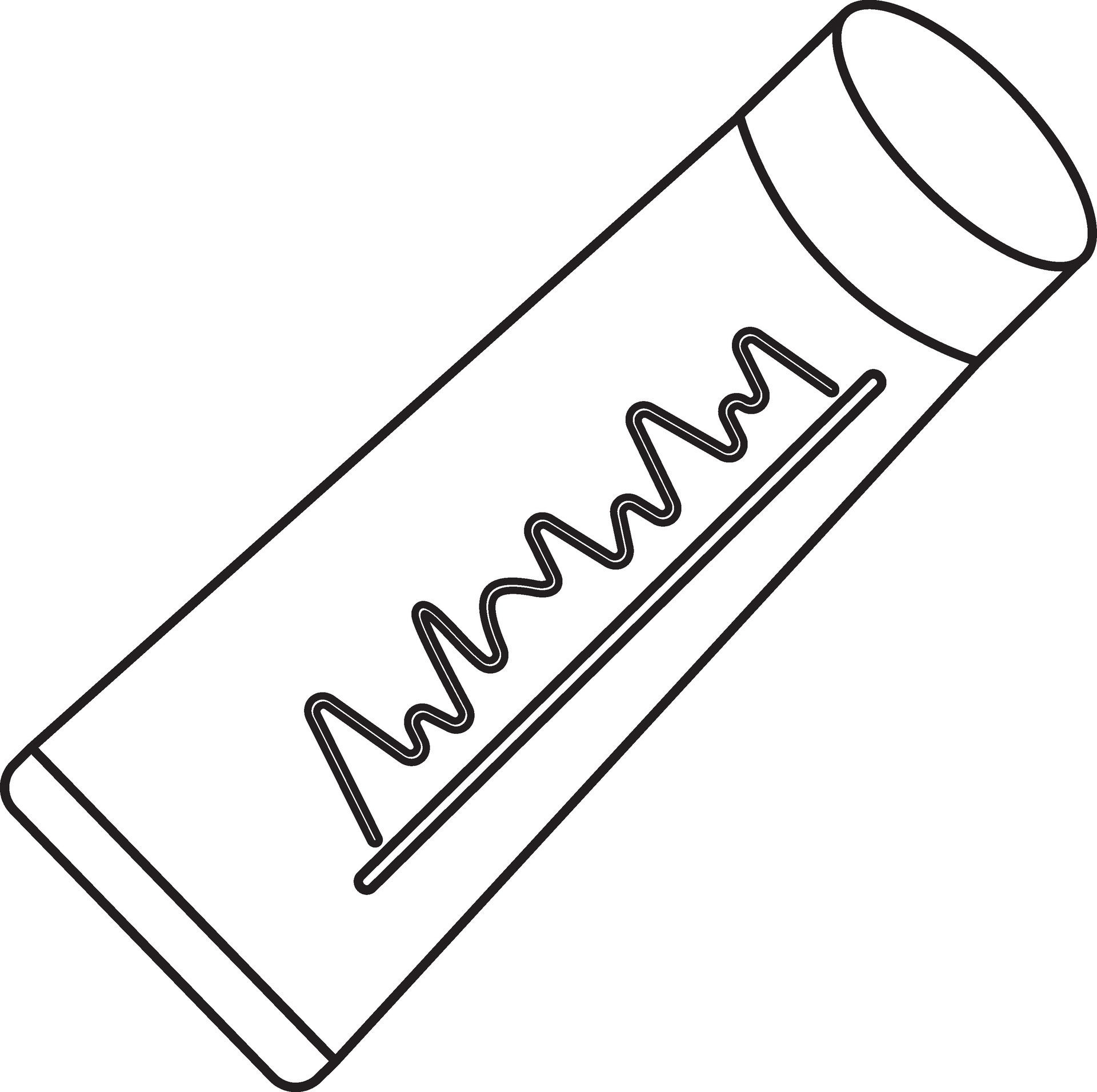 Black line art illustration of a ointment. 25040717 Vector Art at Vecteezy