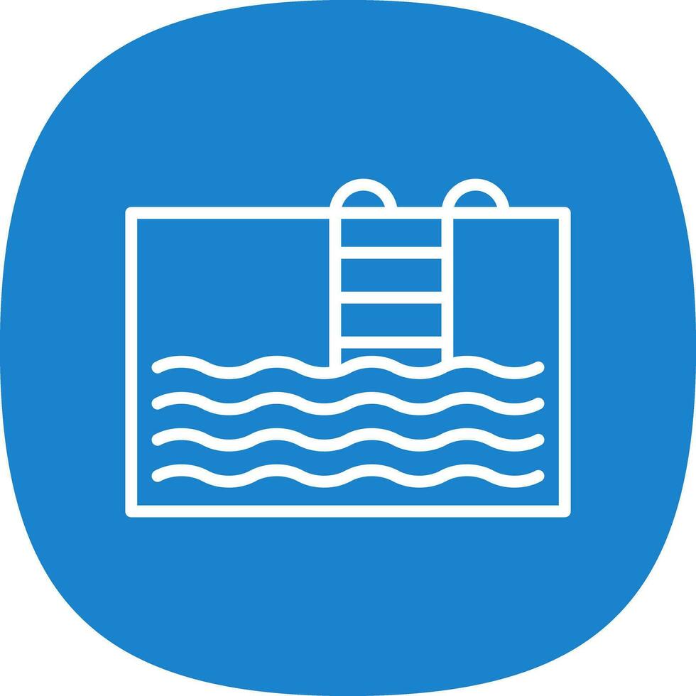 diseño de icono de vector de piscina