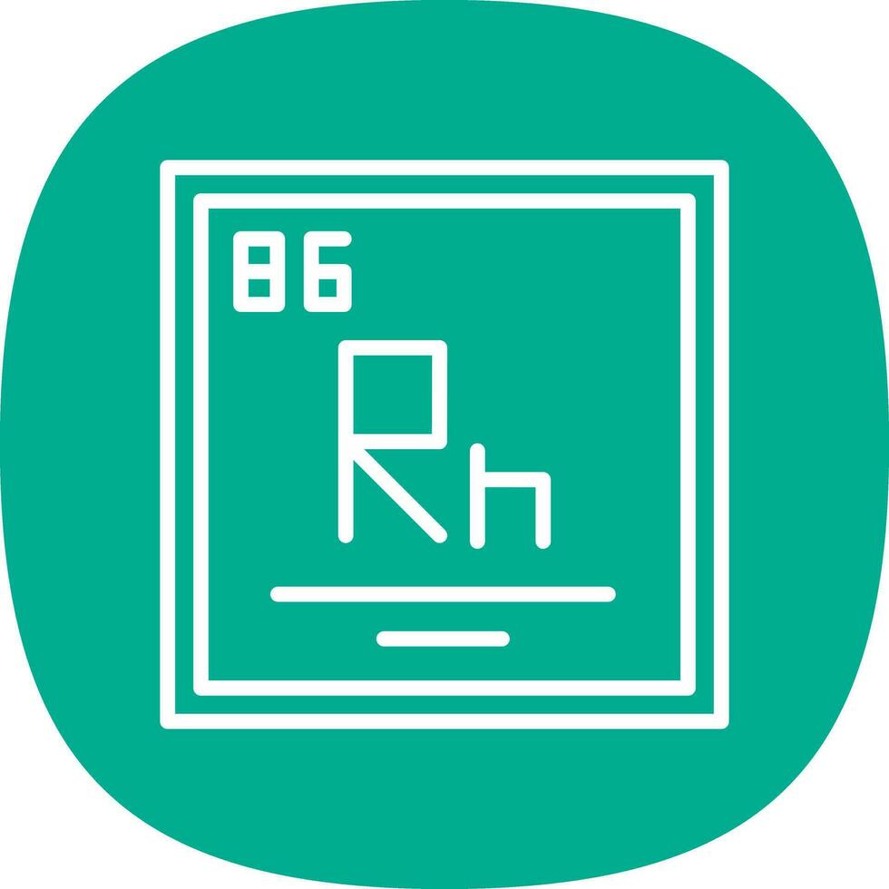 Radon Vector Icon Design