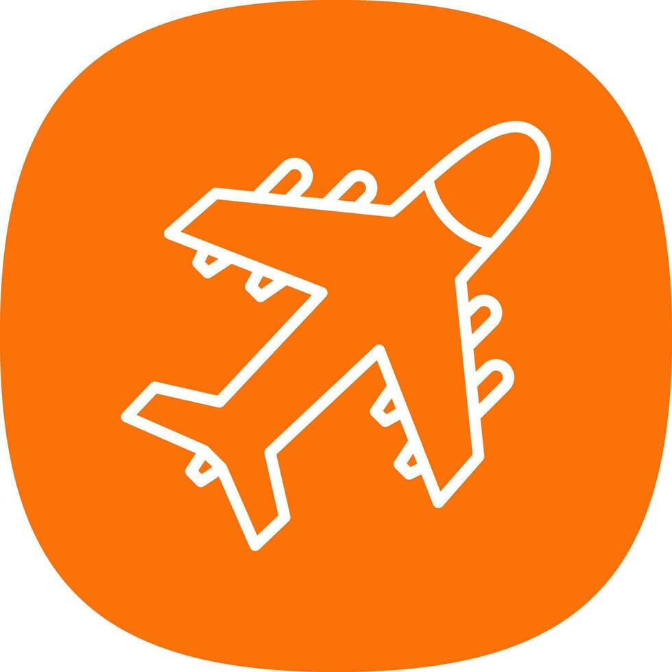 diseño de icono de vector de vuelo