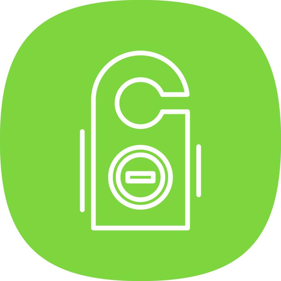 Do not disturb Vector Icon Design